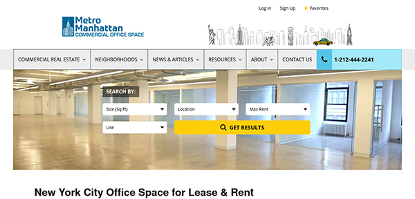 Metro Manhattan Office Space